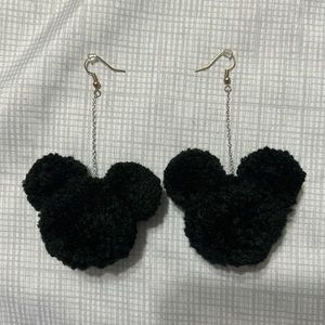Mickey Mouse Puff Earrings